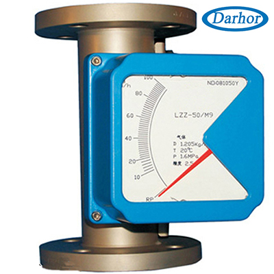 Metal tube flow meter