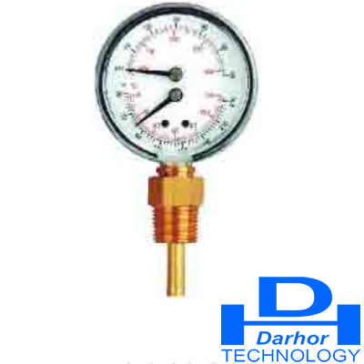 Thermometer pressure gauge (H)