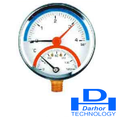 Thermometer pressure gauge (H)