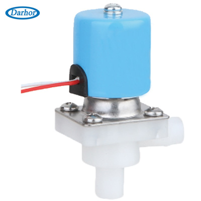 Small plastic solenoid valve