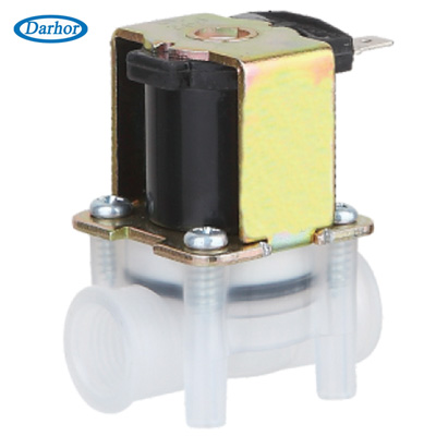 Small plastic solenoid valve