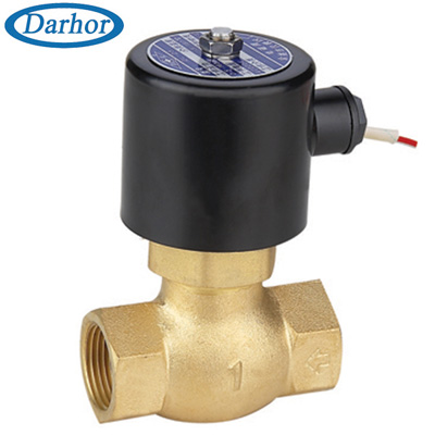 DHUS brass steam solenoid valve