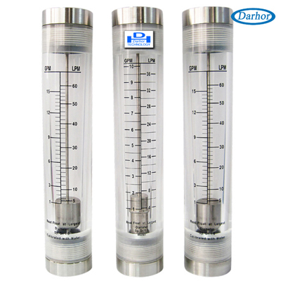 Z-400 acrylic flowmeter for water, air