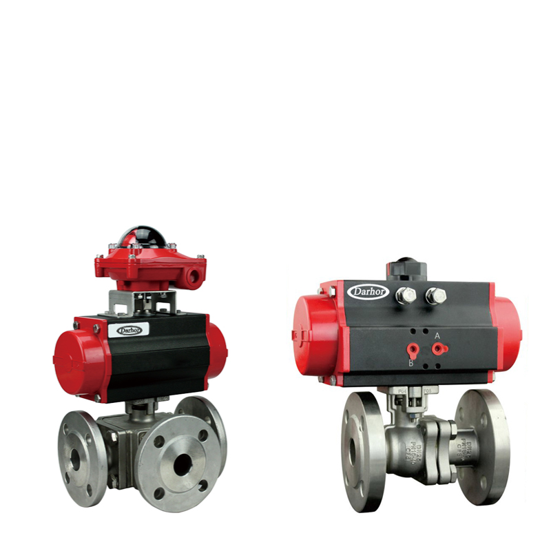 Pneumatic Flange Ball valve