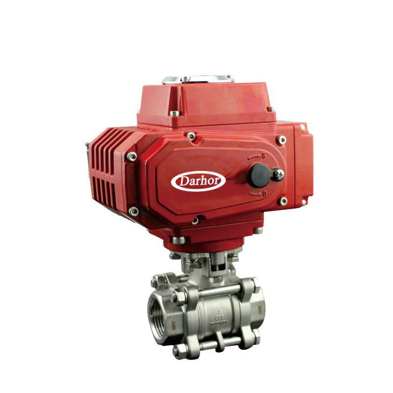 Motorized 2 way welded ball valve