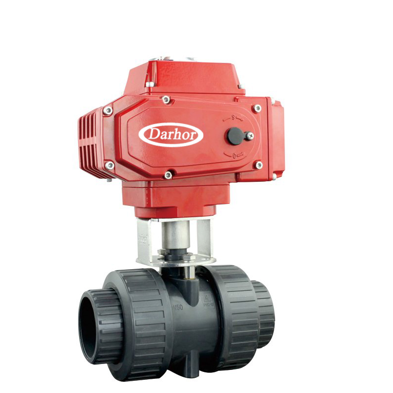 Electric 2 way UPVC Plastic Ball Valve