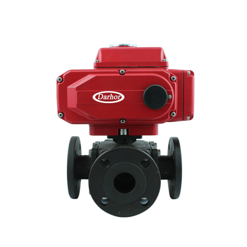 Electric Carbon Steel Flange Ball Valve