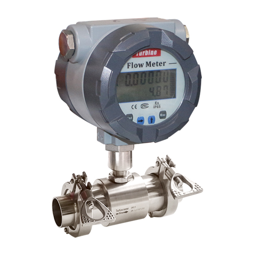 DH500-SA Sanitary Turbine Flow Meter Clamp connection