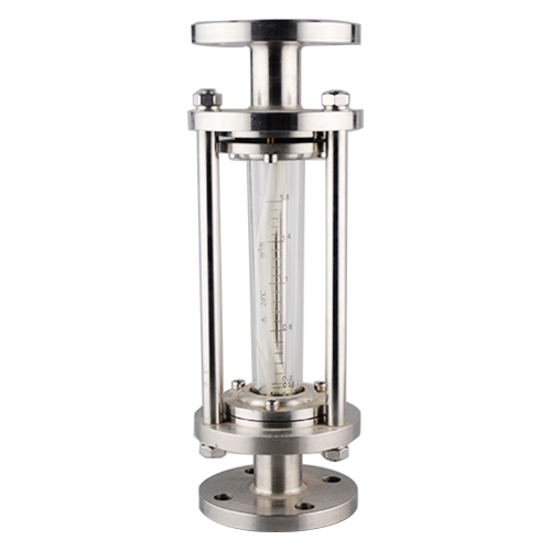 FA40 Stainless steel material glass tube Flow meter Flange connection
