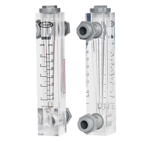DFC Acrylic Panel Mount RO Water Flow Meter
