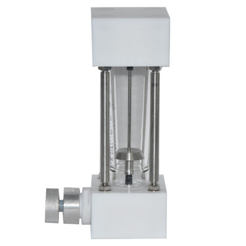 DK300 PTFE material glass tube rotameter