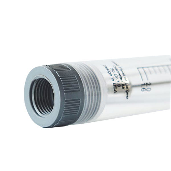 DFG Inline type acrylic material flow meter