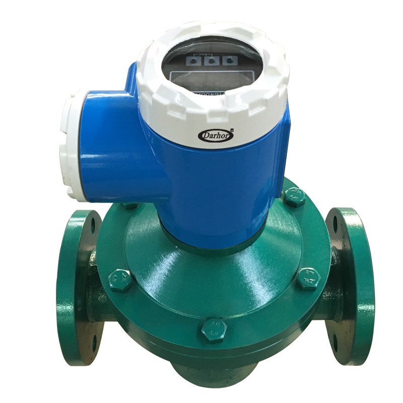 DH900 Digital display oil Oval Gear Flow Meter 4-20mA output