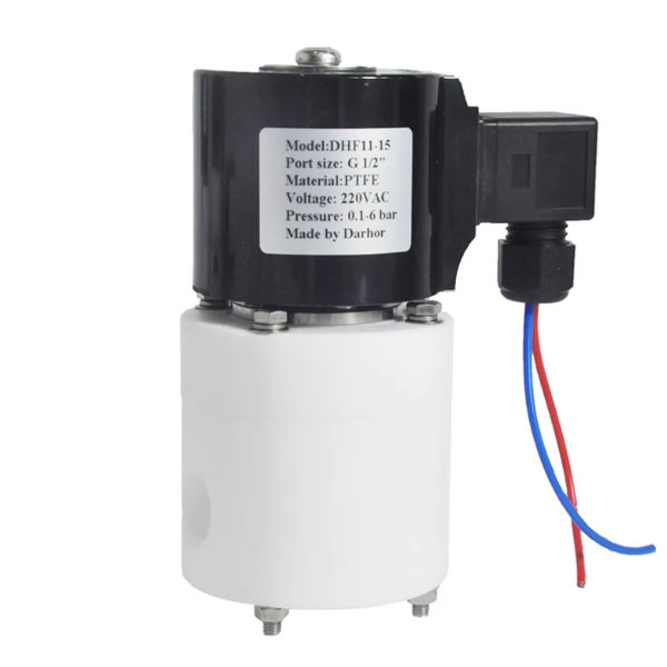 DHF11 PTFE anti-corrosive solenoid valve