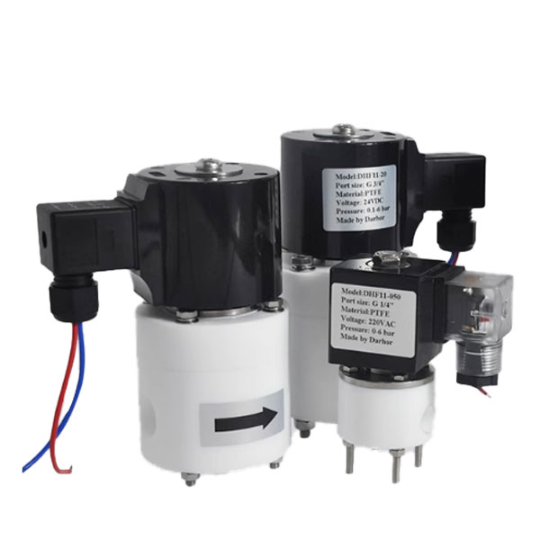 DHF11 PTFE anti-corrosive solenoid valve