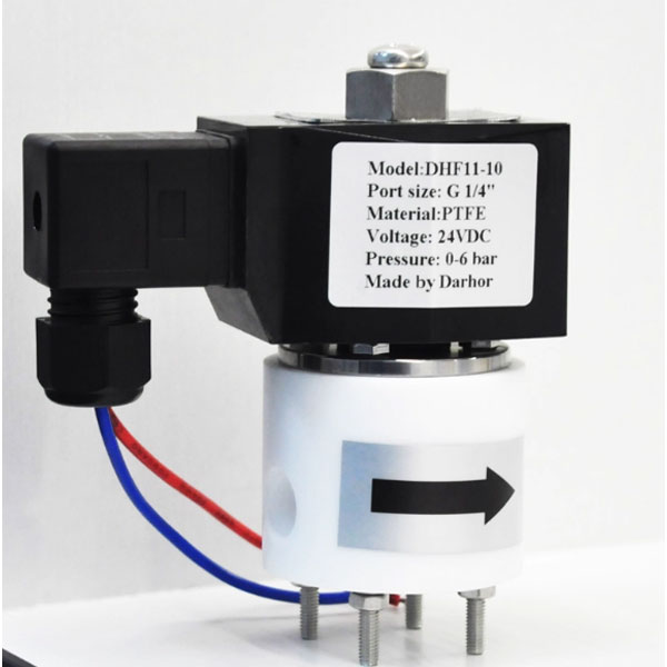 DHF11 PTFE anti-corrosive solenoid valve